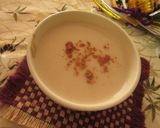 A picture of step 4 of Sake Lees Hot Drink With Brown Sugar & Ginger Syrup.