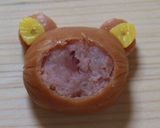 A picture of step 10 of Korilakkuma Bento with Mini Sausages.