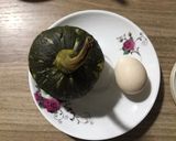 Hình bước làm 1 của món Bánh flan bí đỏ cho bé