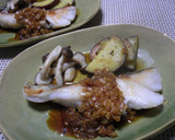 A picture of step 7 of Pan Fried Cod with Leek Sauce.