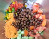 A picture of step 2 of Hung curd salad.