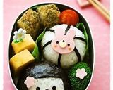 A picture of step 6 of Rice Ball Girl With Cropped Hair Charaben.