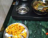 A picture of step 2 of Honey Chili Potato.