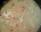 A picture of step 4 of Grits and vegetables.