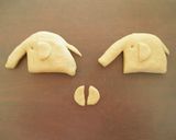 A picture of step 7 of Elephant-Shaped Ham and Cheese Rolls.