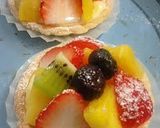 A picture of step 7 of [Easy] Mini Strawberry Tarts with Soy Milk Custard.