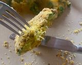 Foto del paso 5 de la receta: Milanesa de zapallito con polenta y avena en Airfryer