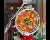 बेसन के गट्टे की सब्जी (besan ke gatte ki sabzi recipe in Hindi) रेसिपी चरण 17 फोटो