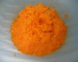 A picture of step 1 of Healthy Carrot Bagels.