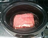 A picture of step 1 of Easy Crock Pot Pulled Pork.