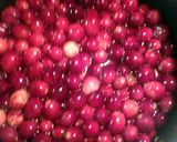 A picture of step 1 of Cranberry sauce.