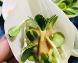 Hình bước làm 3 của món Salad rau mầm