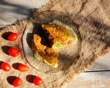 Foto del paso 7 de la receta: 🍳 Omelette de chauchas, tomate y muzzarella - mismos ingredientes, dos versiones 🍳