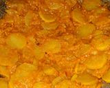 A picture of step 1 of Sweet potato curry.