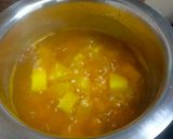 A picture of step 2 of Kappa Puzhukku (Tapioca).