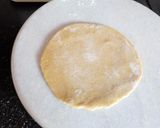 A picture of step 1 of Aam ras puri.