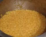 A picture of step 3 of Tuvar daal.