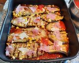 Foto del passaggio 5 della ricetta Parmigiana con melanzane al naturale al forno