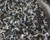 A picture of step 1 of Sprouted Black Mung Bean Poha.