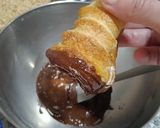 Foto del paso 21 de la receta Tarta de nata y mermelada de arándanos con conos de hojaldre