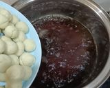 Foto langkah ke 2 dari resep Bubur Candil ubi.