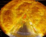 A picture of step 2 of Chicken Pot Pie.