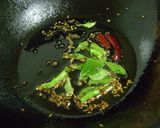 A picture of step 3 of Ulava Charu - Andhra Style.