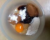 A picture of step 1 of Peanut Butter Microwave Cake.