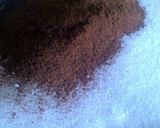 A picture of step 1 of Sig's Churros with chocolate sauce.