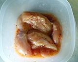 A picture of step 2 of Cracker Barrel Grilled Chicken Tenders.