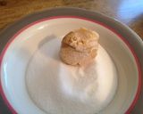 A picture of step 7 of Peanut butter cookies.
