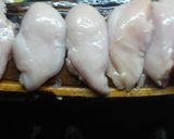 Foto del paso 4 de la receta: Dados de pollo con crema de verdeo y papas