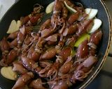 A picture of step 3 of Firefly Squid Ajillo.