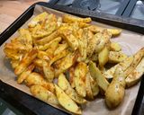 Une image de l'étape 6 de Potatoes sauce barbecue origan.