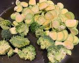 A picture of step 1 of Creamy leftover veggie curry.