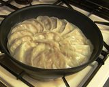 A picture of step 4 of How to Cook Gyoza Dumplings with "Wings".