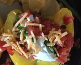 A picture of step 8 of Skinny Taco Stuffed Peppers.