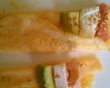 A picture of step 3 of Super Easy Crepe California Rolls.