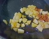 A picture of step 3 of No-Bake Apple Custard Pudding.