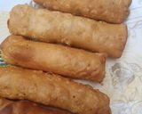 A picture of step 8 of Chicken Roll.