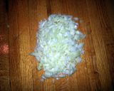 A picture of step 1 of Taisen's mom's no noodle lasagna.