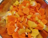 Bableves füstölt hússal (kuktában) recept fázis 3 fotója