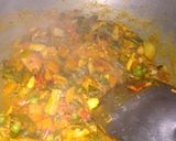 A picture of step 3 of Vegetable biryani.