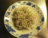 A picture of step 2 of Italian-Flavored Stir-Fried Celery and Chirimen Jako (Semi-dried tiny sardines).
