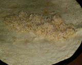 A picture of step 7 of Iz's Pulled Pork Burrito.