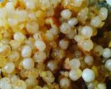 A picture of step 9 of Sabudana ki khichdi.