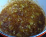 A picture of step 5 of Caramel Banana Cheesecake.