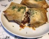 Une image de l'étape 11 de Bricks farcies chorizo, ricotta et tomates séchées.