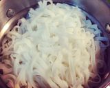A picture of step 5 of Drunken Noodles (Chicken Pad Kee Mao).