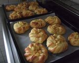 A picture of step 10 of Custard Marble Bread.
